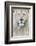 RF - White lion (Panthera leo) male, portrait of head. Captive, Netherlands.-Edwin Giesbers-Framed Photographic Print