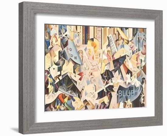 Rhapsody in Blue, 1928-Earl Horter-Framed Giclee Print