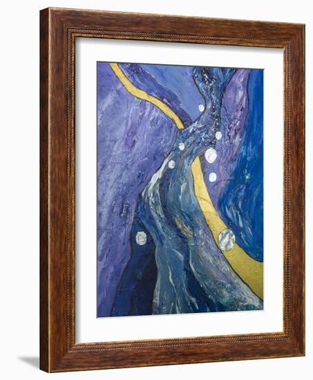 Rhapsody in Blue, 2019 (Acrylic on Canvas)-Margaret Coxall-Framed Giclee Print