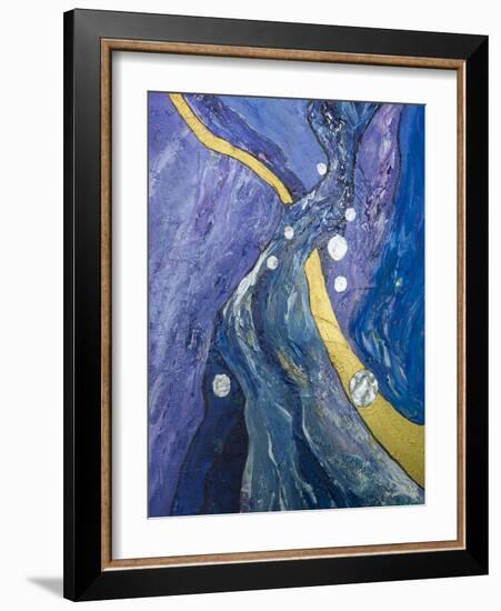 Rhapsody in Blue, 2019 (Acrylic on Canvas)-Margaret Coxall-Framed Giclee Print