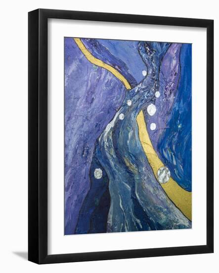 Rhapsody in Blue, 2019 (Acrylic on Canvas)-Margaret Coxall-Framed Giclee Print