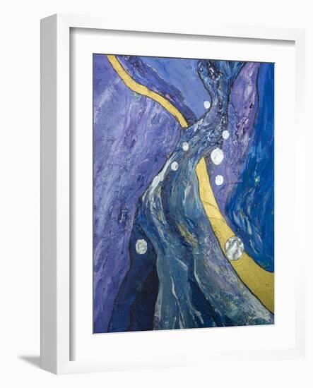 Rhapsody in Blue, 2019 (Acrylic on Canvas)-Margaret Coxall-Framed Giclee Print