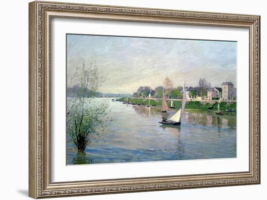 Rhe Seine at Argenteuil, 1872-Alfred Sisley-Framed Giclee Print