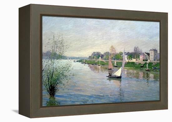 Rhe Seine at Argenteuil, 1872-Alfred Sisley-Framed Premier Image Canvas