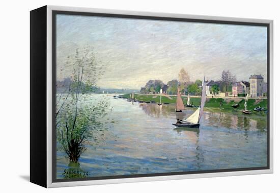 Rhe Seine at Argenteuil, 1872-Alfred Sisley-Framed Premier Image Canvas