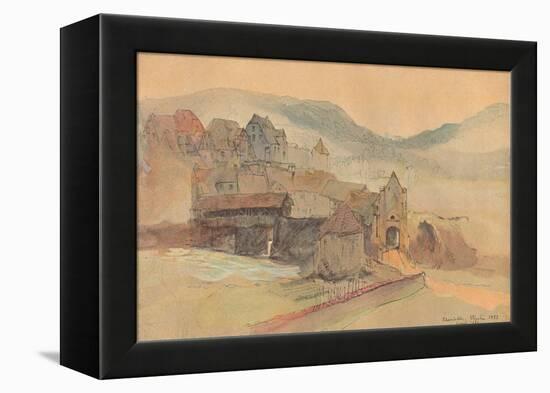 'Rheinfelden Bridge', 1858-John Ruskin-Framed Premier Image Canvas