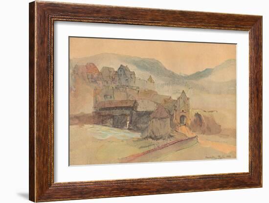 'Rheinfelden Bridge', 1858-John Ruskin-Framed Giclee Print