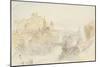 Rheinfelden Sketchbook [Finberg Cccxlix], Baden from the South-East-J. M. W. Turner-Mounted Giclee Print