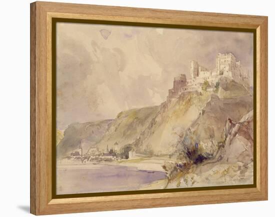 Rheinfels and St. Goar-William Callow-Framed Premier Image Canvas