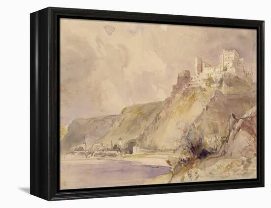 Rheinfels and St. Goar-William Callow-Framed Premier Image Canvas