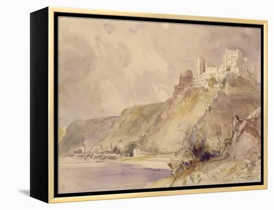 Rheinfels and St. Goar-William Callow-Framed Premier Image Canvas