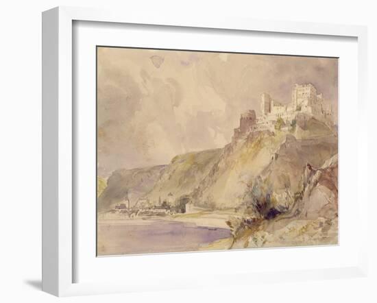 Rheinfels and St. Goar-William Callow-Framed Giclee Print