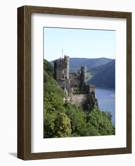 Rheinstein Castle Near Trechtingshausen, Rhine Valley, Rhineland-Palatinate, Germany, Europe-Hans Peter Merten-Framed Photographic Print