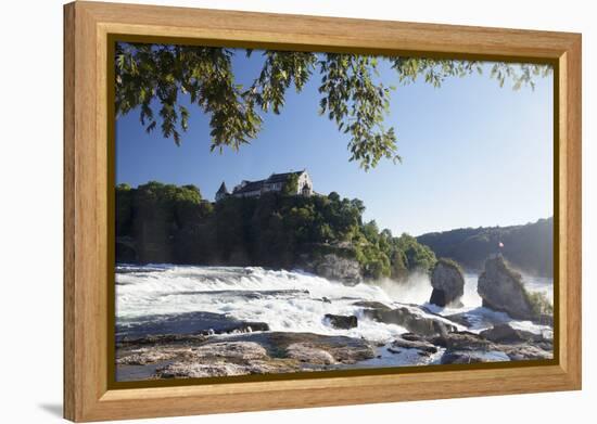 Rhine Falls (Rheinfall) Waterfalls-Markus Lange-Framed Premier Image Canvas