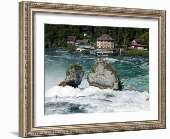 Rhine Falls, Schaffhausen, Switzerland, Europe-Hans Peter Merten-Framed Photographic Print