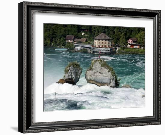 Rhine Falls, Schaffhausen, Switzerland, Europe-Hans Peter Merten-Framed Photographic Print