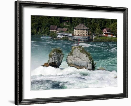Rhine Falls, Schaffhausen, Switzerland, Europe-Hans Peter Merten-Framed Photographic Print