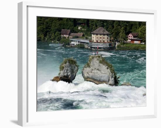 Rhine Falls, Schaffhausen, Switzerland, Europe-Hans Peter Merten-Framed Photographic Print