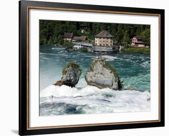 Rhine Falls, Schaffhausen, Switzerland, Europe-Hans Peter Merten-Framed Photographic Print