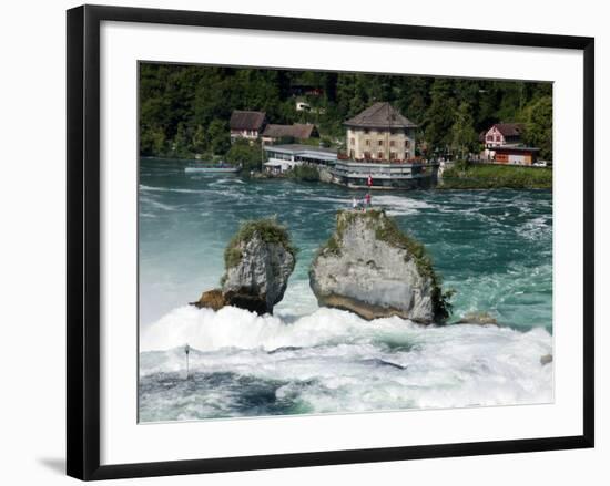 Rhine Falls, Schaffhausen, Switzerland, Europe-Hans Peter Merten-Framed Photographic Print