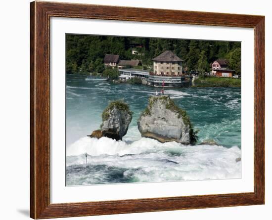 Rhine Falls, Schaffhausen, Switzerland, Europe-Hans Peter Merten-Framed Photographic Print