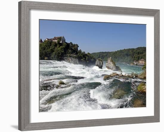 Rhine Falls, Schaffhausen, Switzerland, Europe-Hans Peter Merten-Framed Photographic Print