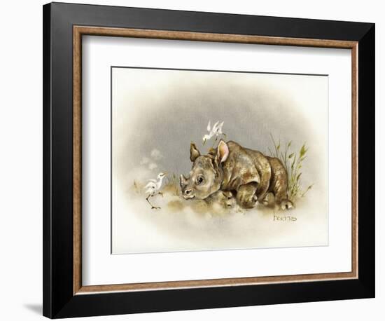 Rhino Baby-Peggy Harris-Framed Giclee Print