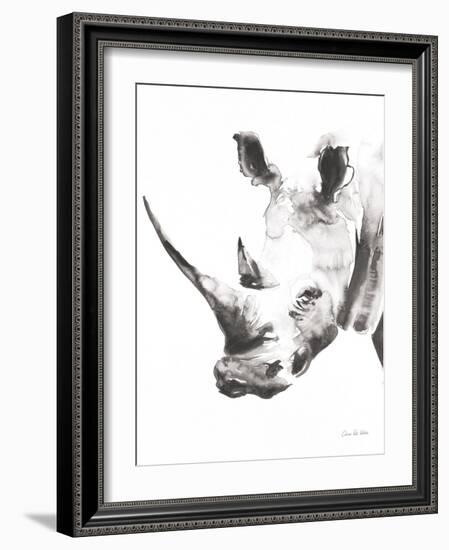 Rhino Gray Crop-Aimee Del Valle-Framed Art Print