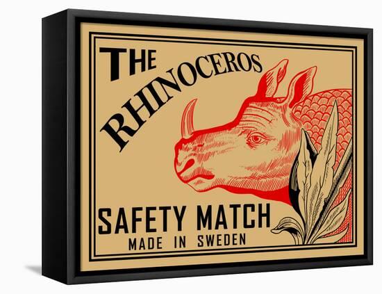 Rhino Matches-Mark Rogan-Framed Stretched Canvas