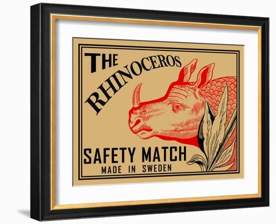 Rhino Matches-Mark Rogan-Framed Art Print