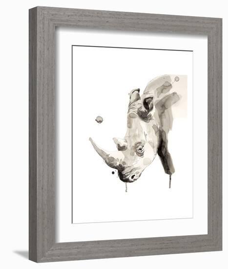 Rhino-Philippe Debongnie-Framed Art Print