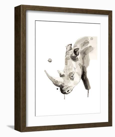 Rhino-Philippe Debongnie-Framed Art Print