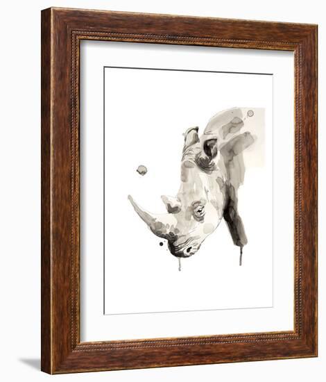 Rhino-Philippe Debongnie-Framed Art Print