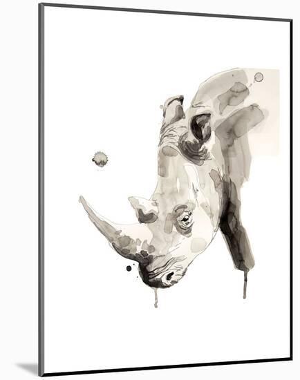 Rhino-Philippe Debongnie-Mounted Art Print