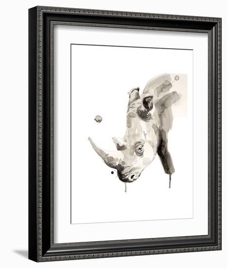 Rhino-Philippe Debongnie-Framed Art Print