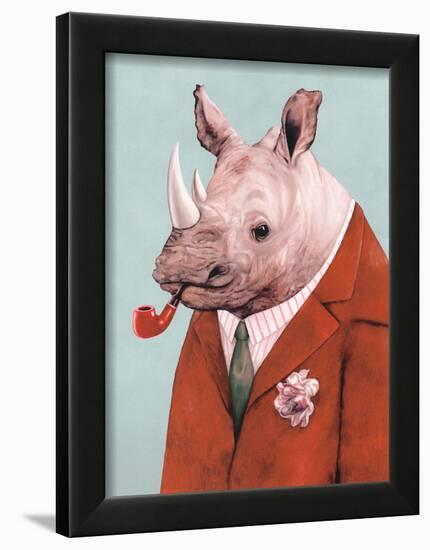 Rhino-Animal Crew-Framed Art Print