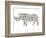 Rhino-Louise Tate-Framed Giclee Print