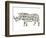 Rhino-Louise Tate-Framed Giclee Print