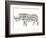 Rhino-Louise Tate-Framed Giclee Print