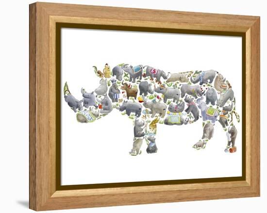 Rhino-Louise Tate-Framed Premier Image Canvas