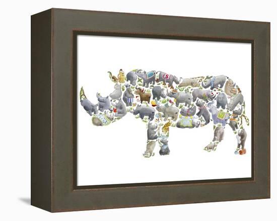 Rhino-Louise Tate-Framed Premier Image Canvas
