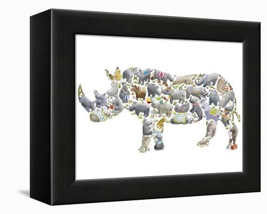 Rhino-Louise Tate-Framed Premier Image Canvas