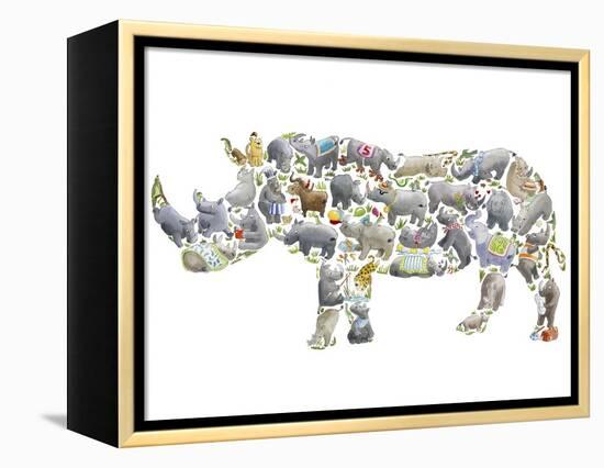 Rhino-Louise Tate-Framed Premier Image Canvas