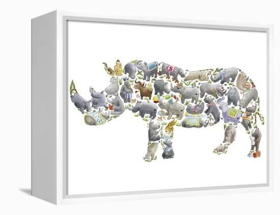 Rhino-Louise Tate-Framed Premier Image Canvas