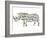 Rhino-Louise Tate-Framed Giclee Print