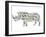 Rhino-Louise Tate-Framed Giclee Print