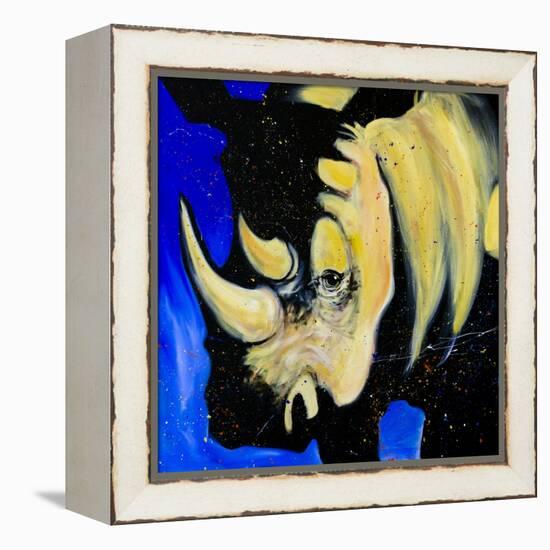 Rhino-null-Framed Stretched Canvas