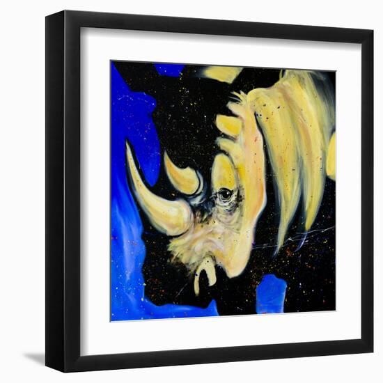 Rhino-null-Framed Art Print