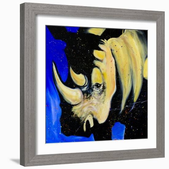 Rhino-null-Framed Art Print