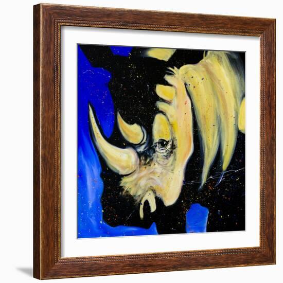 Rhino-null-Framed Art Print